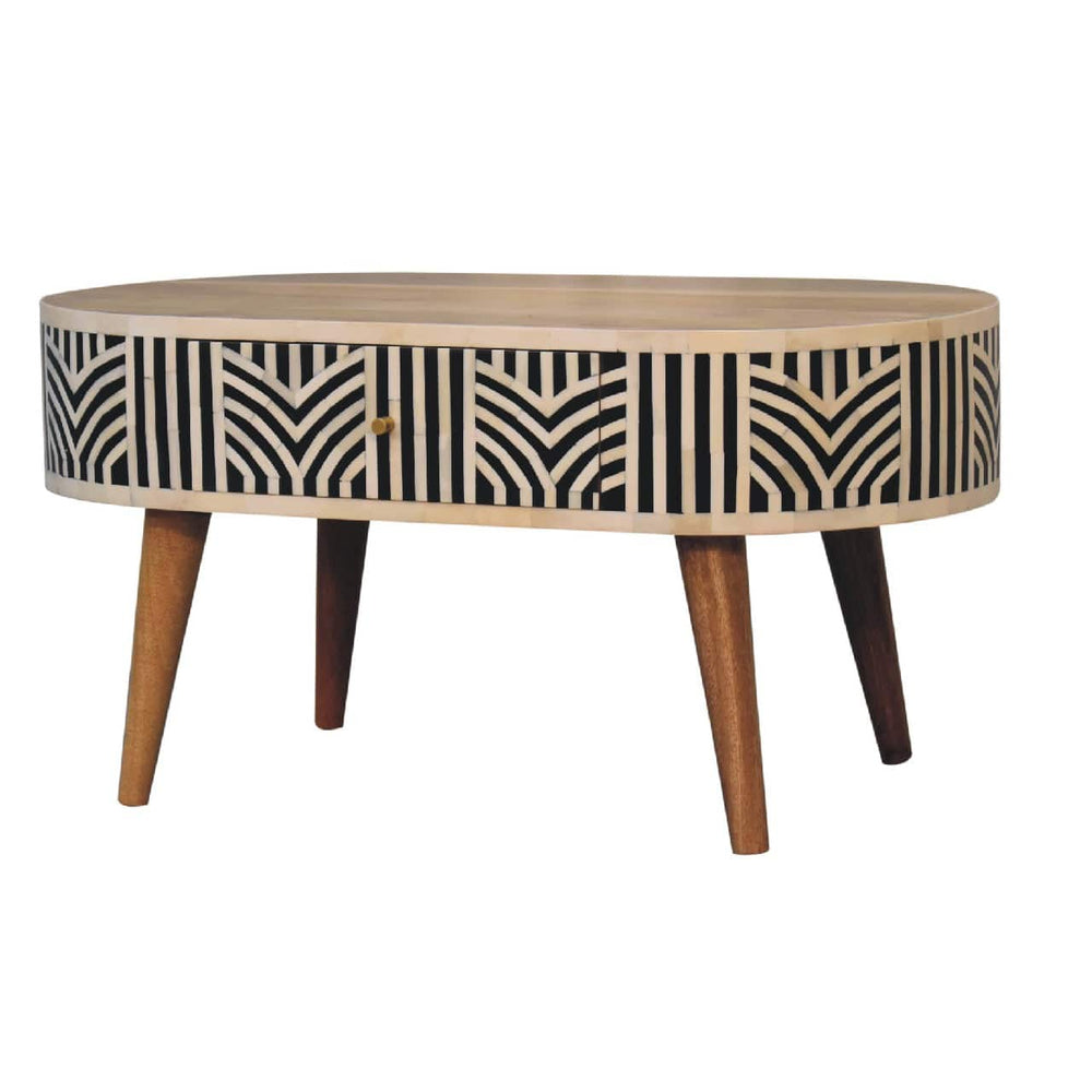 Edessa Bone Inlay Coffee Table - TidySpaces