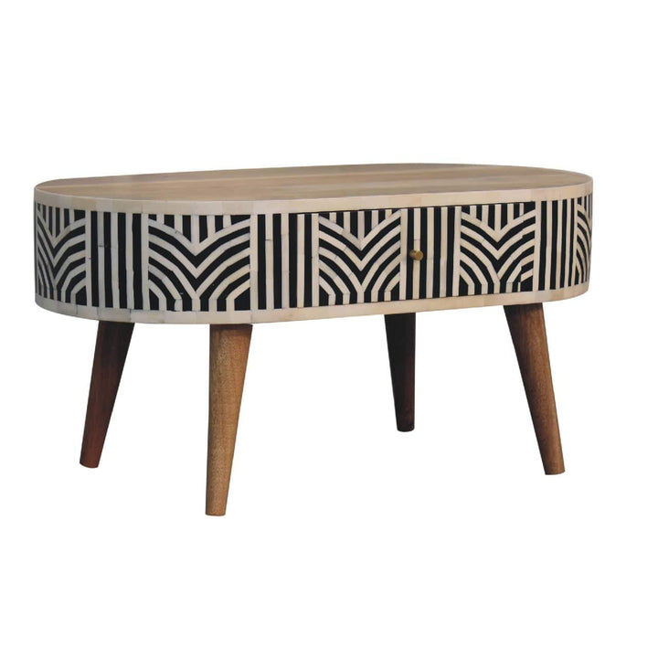 Edessa Bone Inlay Coffee Table - TidySpaces