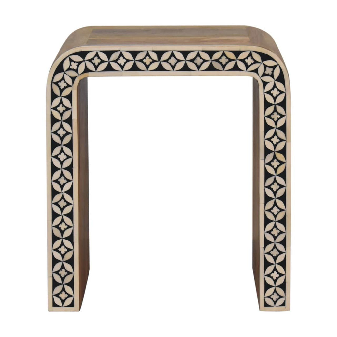 Edessa Bone Inlay End Table - TidySpaces