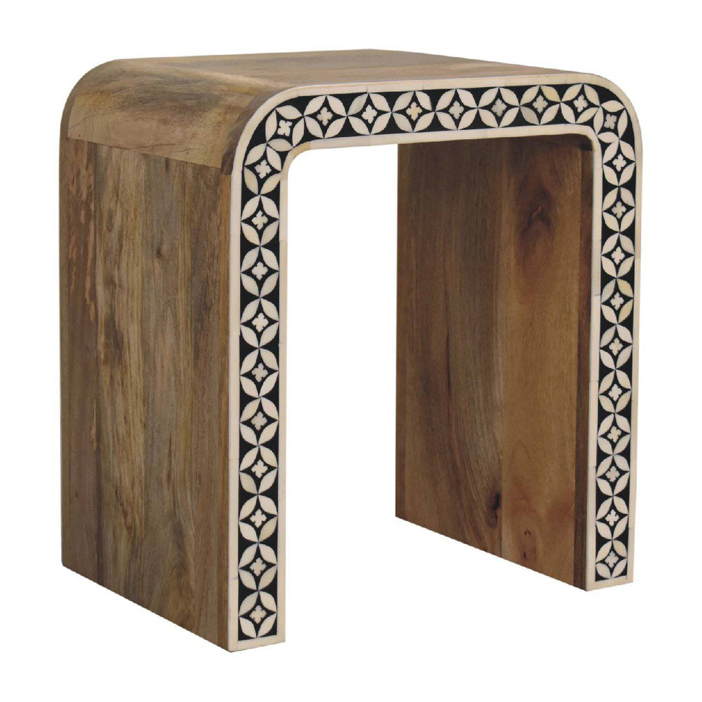 Edessa Bone Inlay End Table - TidySpaces