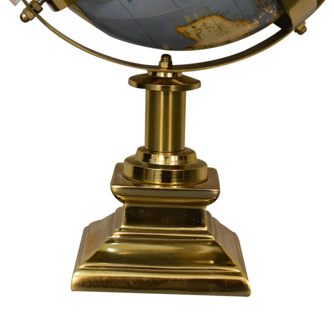 Grey Globe with Gold Frame - TidySpaces