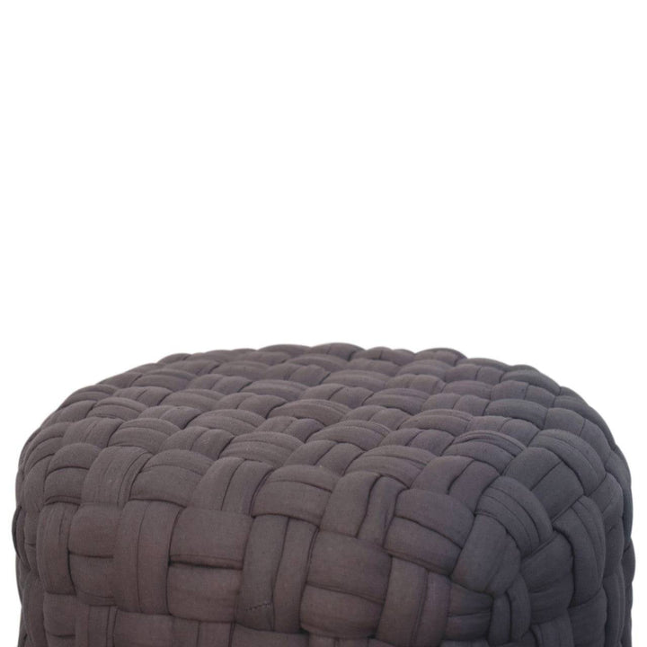 Grey Tube Footstool - TidySpaces