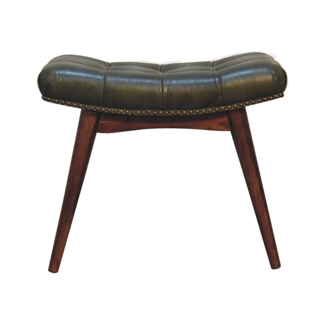 Harbour Green Footstool - TidySpaces