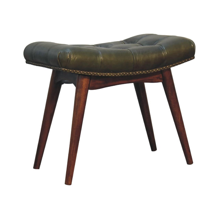 Harbour Green Footstool - TidySpaces