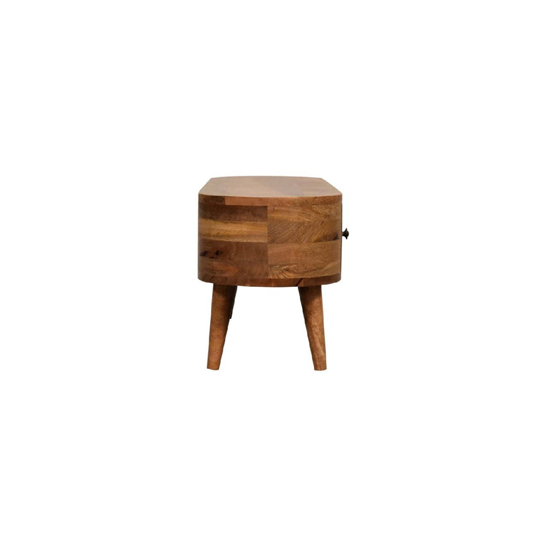 Mini Rounded Entertainment Unit - TidySpaces