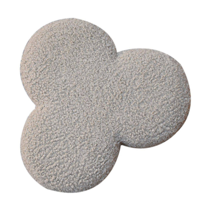 Mud Boucle Clover Footstool - TidySpaces