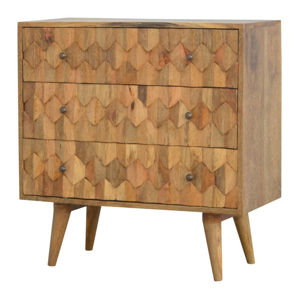 Pineapple Carved Chest - TidySpaces