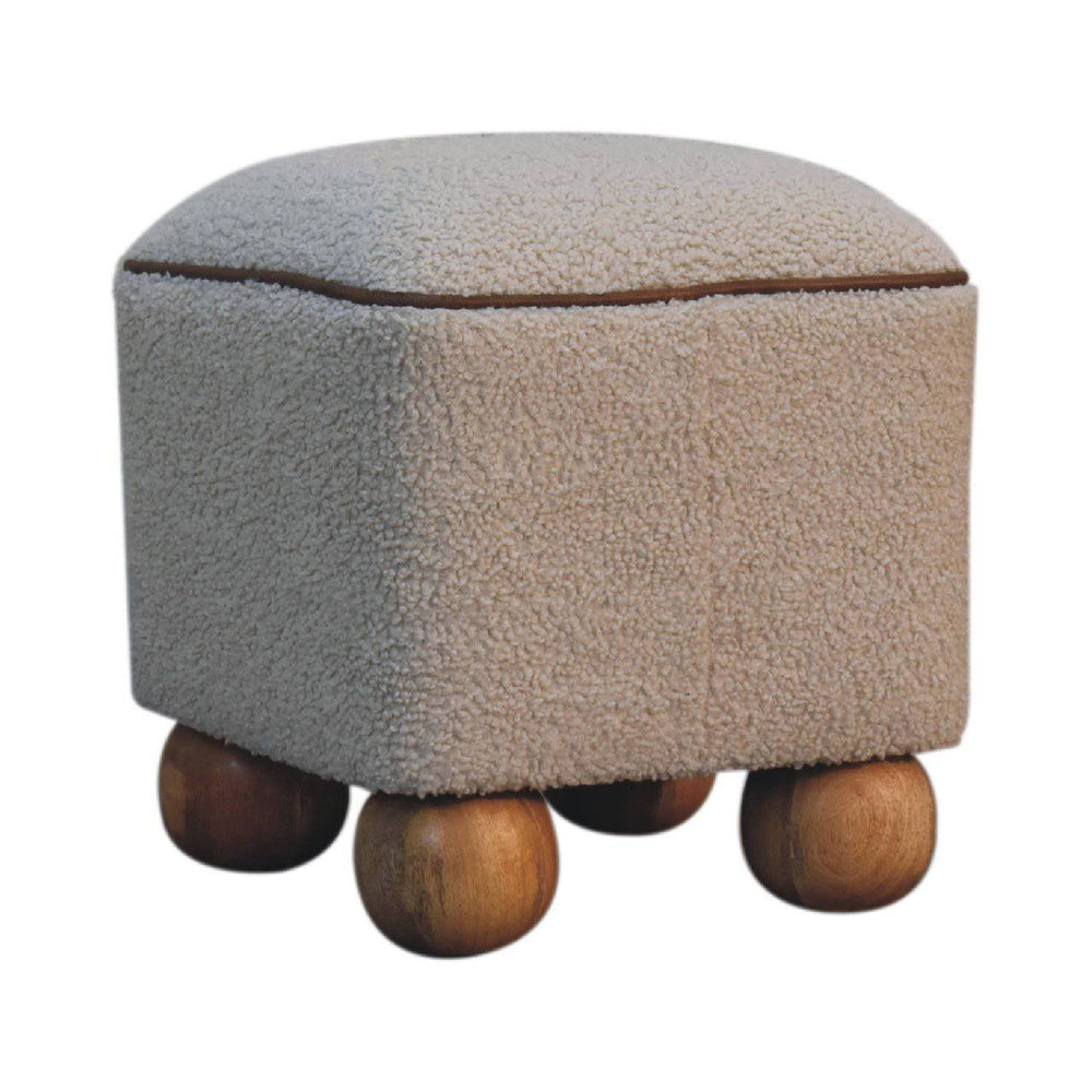 Serenity Footstool with Ball Feet - TidySpaces