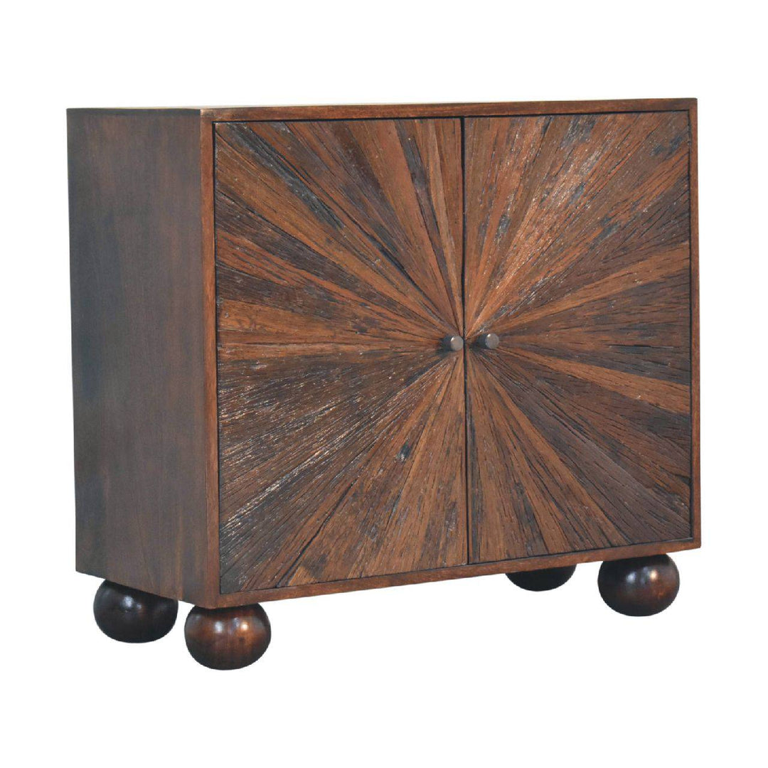 Sunrise Ball Walnut Cabinet - TidySpaces