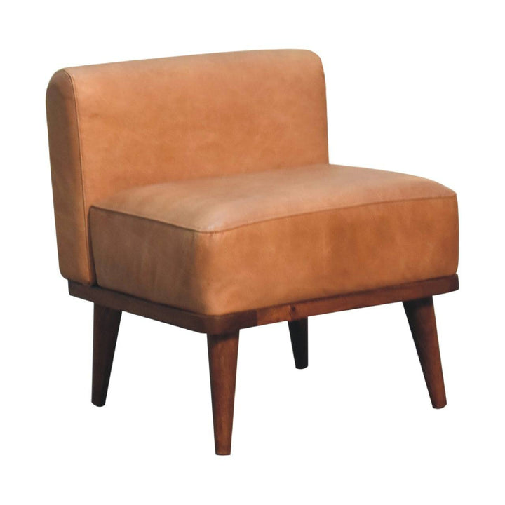 Tan Buffalo Backrest Footstool - TidySpaces