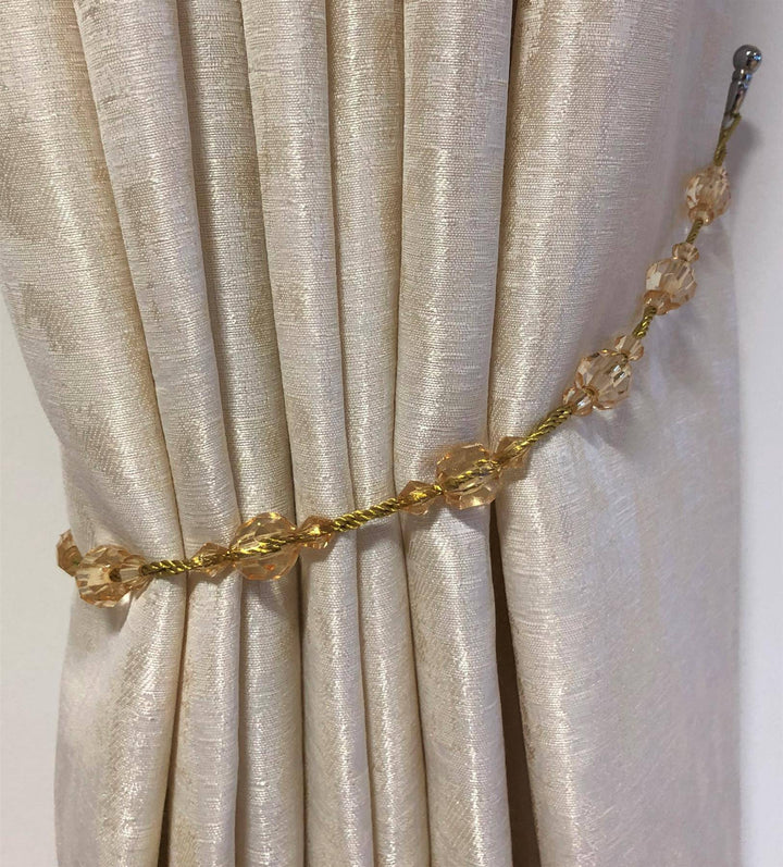 Twinkle Cable Amber (Curtain Tie Back - Pair) - TidySpaces