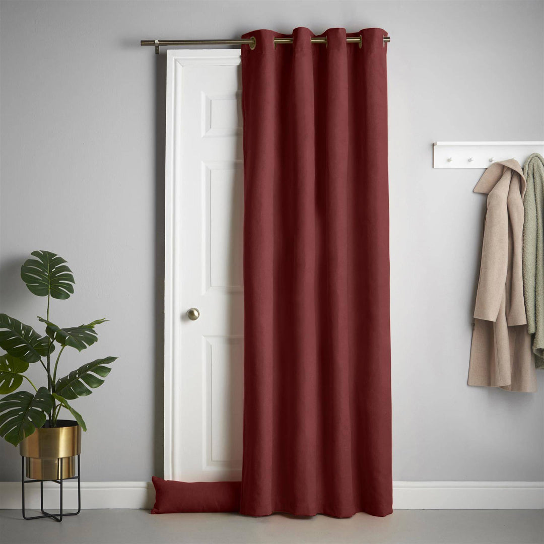 Velvet Chenille Door Curtain (Ring) - TidySpaces