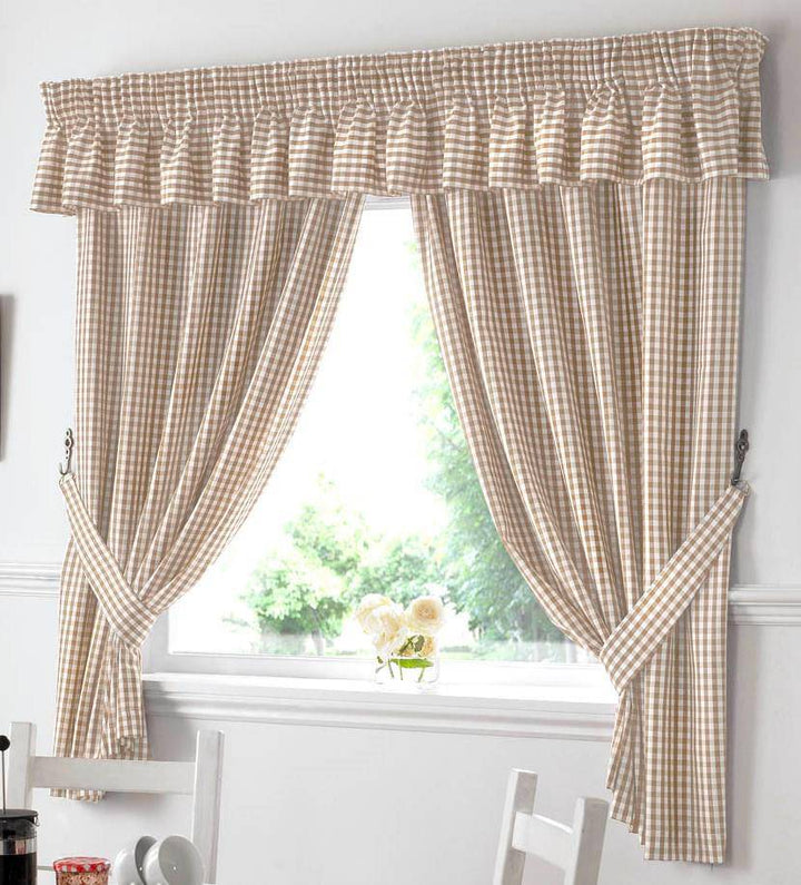 Gingham Curtains - TidySpaces