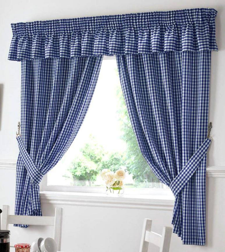 Gingham Curtains - TidySpaces