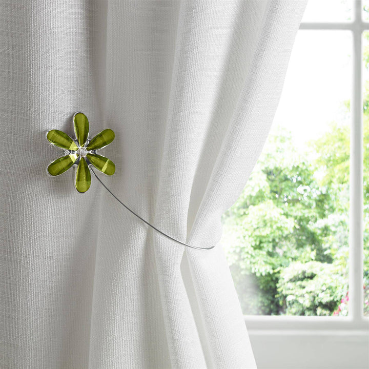 Flower Magnet (Curtain Tie Back - Pair) - TidySpaces