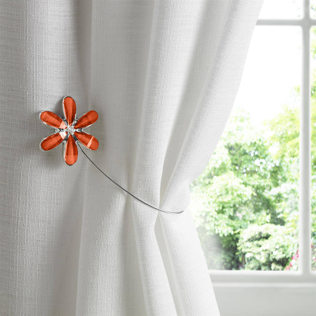 Flower Magnet (Curtain Tie Back - Pair) - TidySpaces