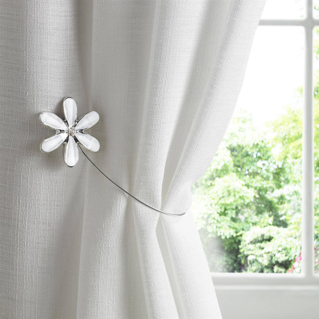 Flower Magnet (Curtain Tie Back - Pair) - TidySpaces