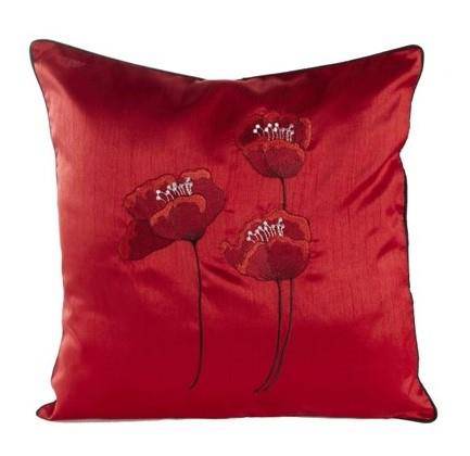 Poppies Silk 18" (Cushion) - TidySpaces