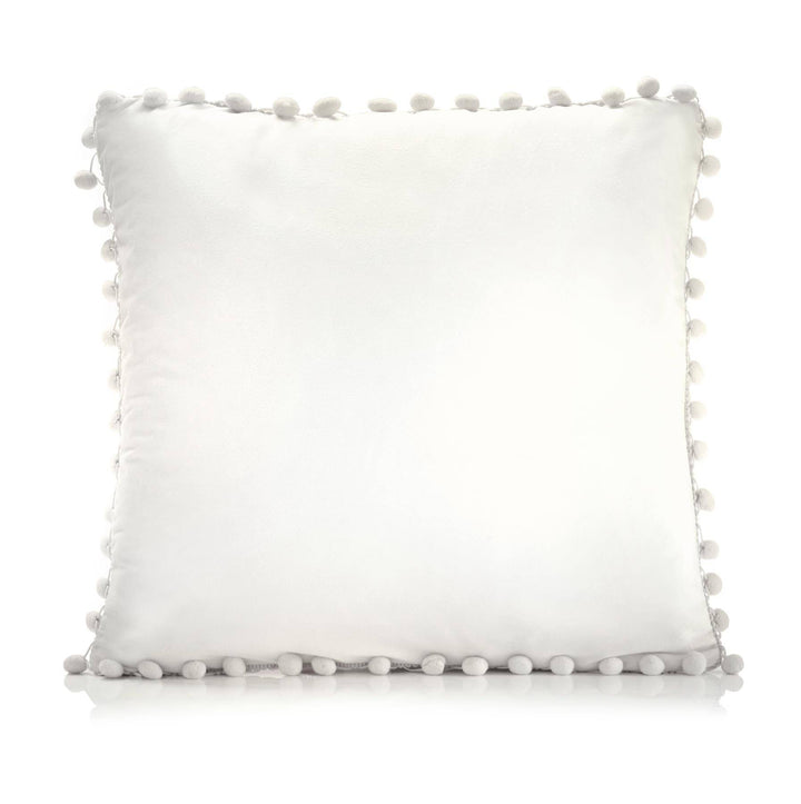 Poms Velvet 43cm x 43cm (Cushion) - TidySpaces