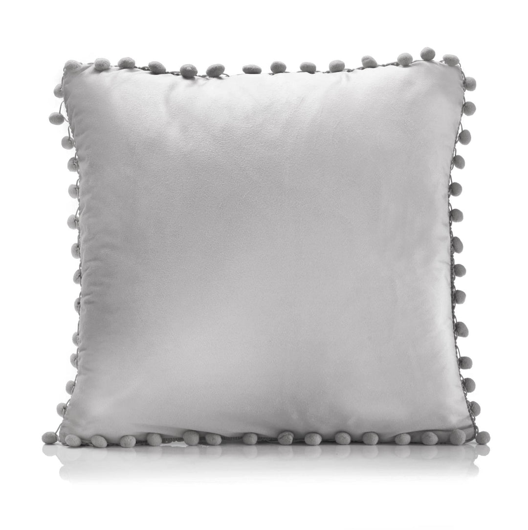 Poms Velvet 43cm x 43cm (Cushion) - TidySpaces