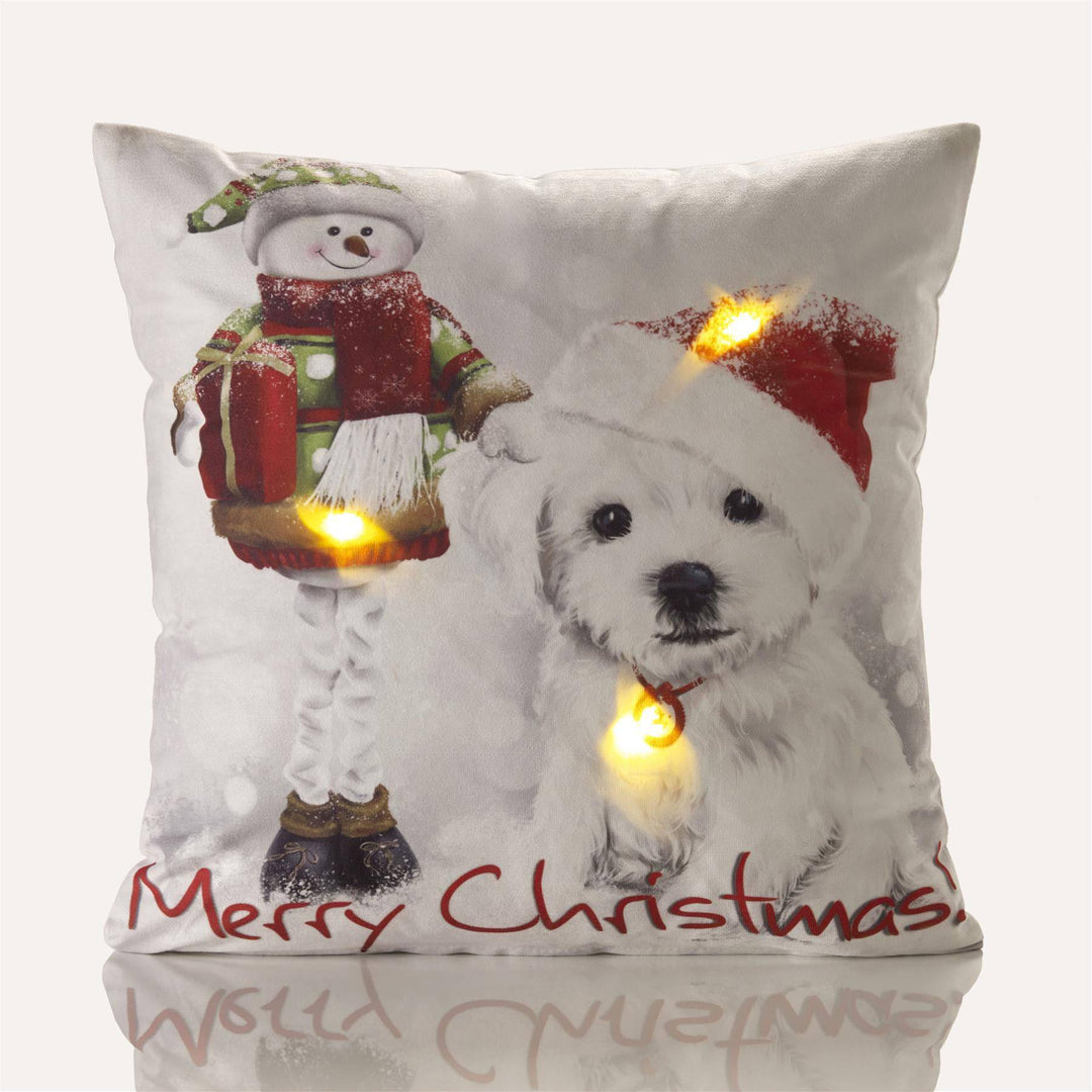 Chr329L - Westie*Led* 18" x 18" (Cushion Cover) - TidySpaces