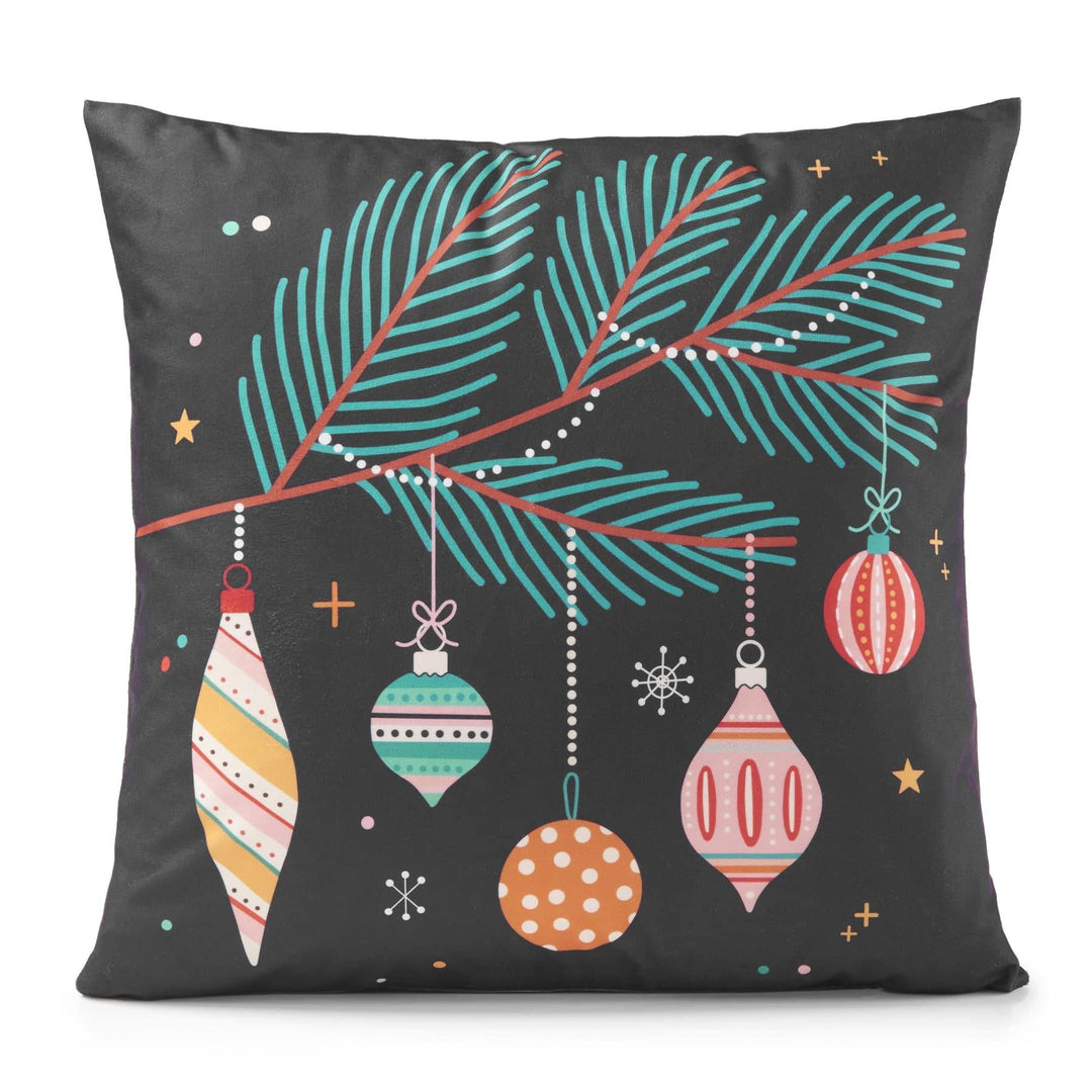 Chr616 - Baubles 18" x 18" (Cushion Cover) - TidySpaces