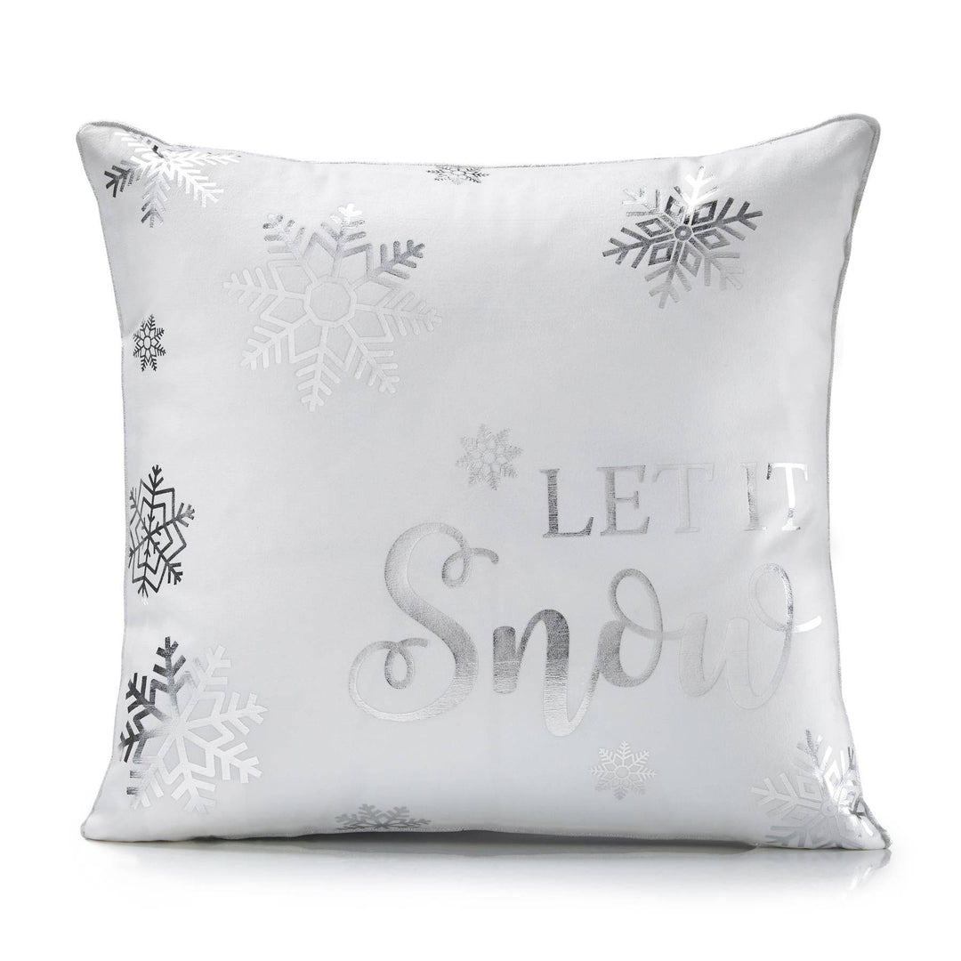 Chr517 - Let It Snow 18" x 18" (Cushion Cover) - TidySpaces