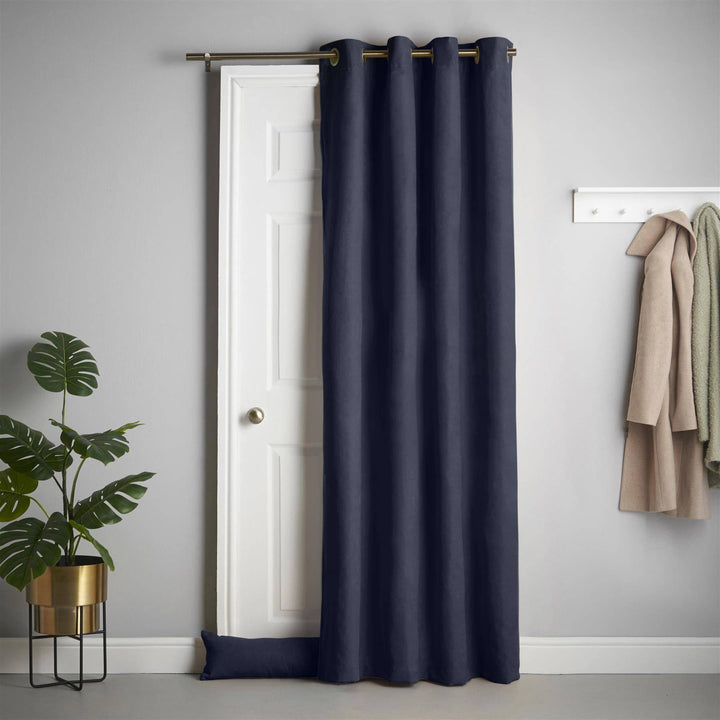 Velvet Chenille Door Curtain (Taped) - TidySpaces