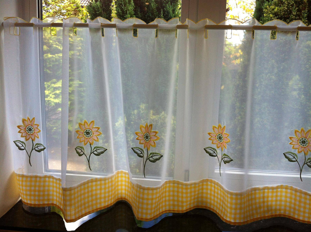 Sunflower Cafe Curtain Panel - TidySpaces