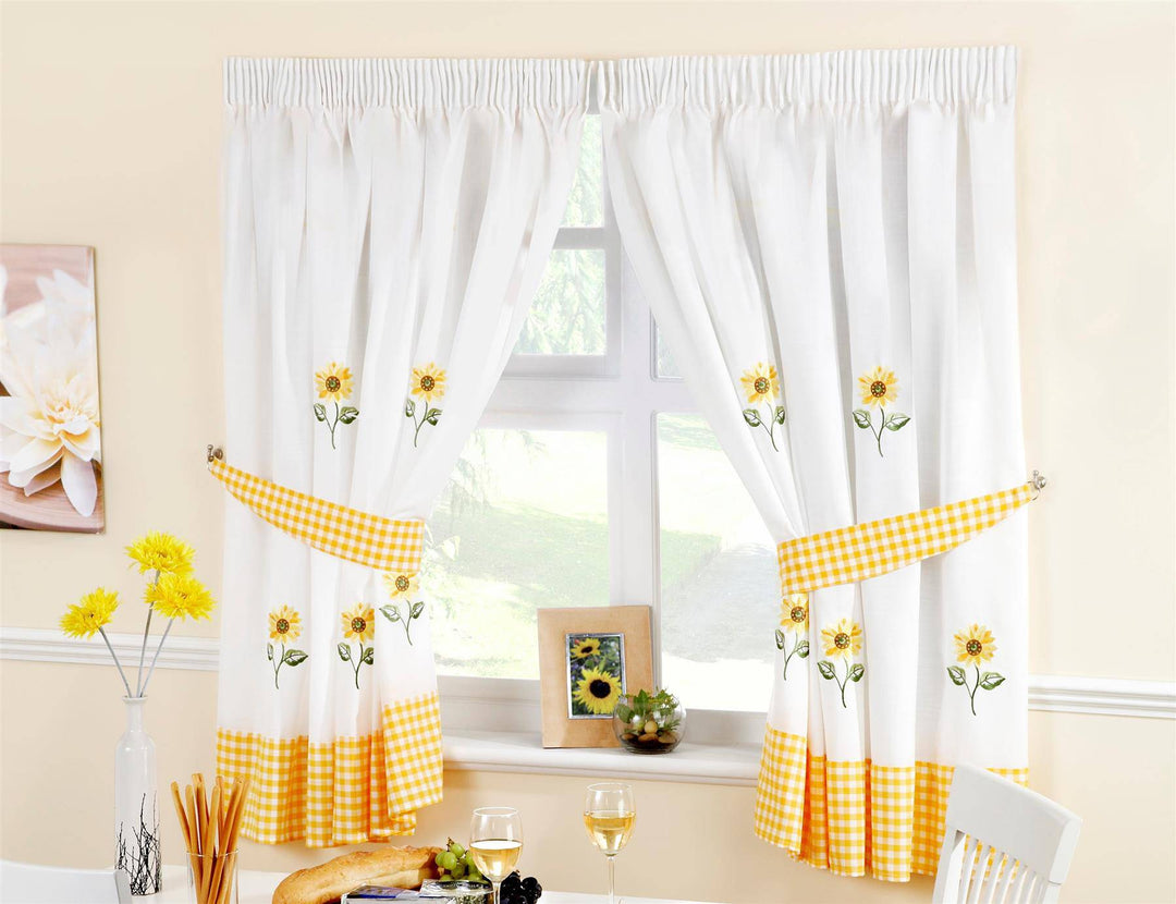 Sunflower Curtains - TidySpaces