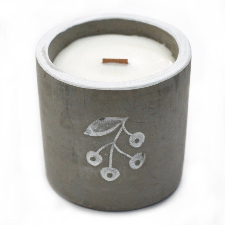 Concrete Pot Candles - TidySpaces