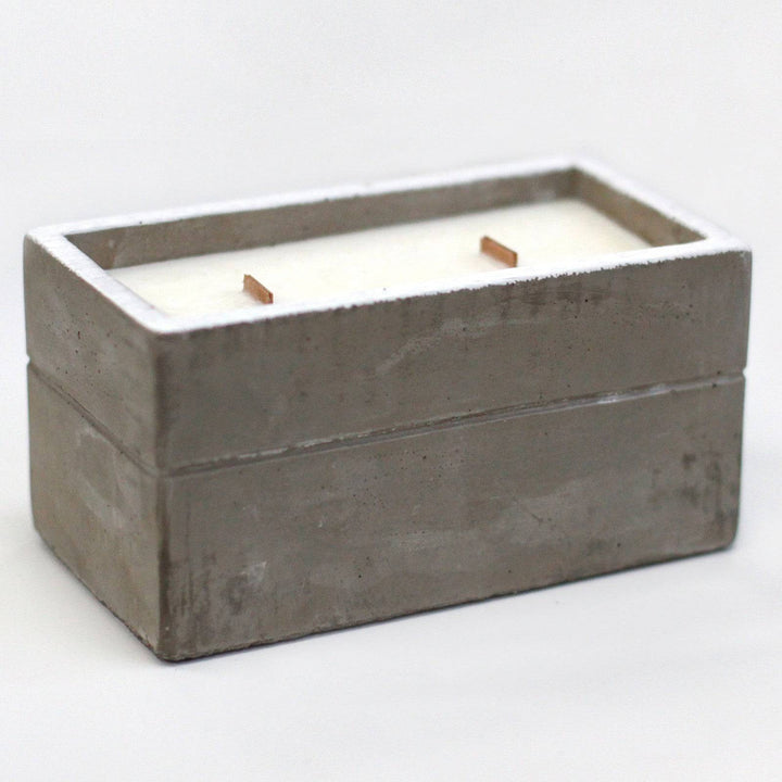 Concrete Pot Candles - TidySpaces