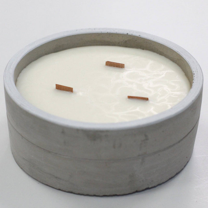 Concrete Pot Candles - TidySpaces