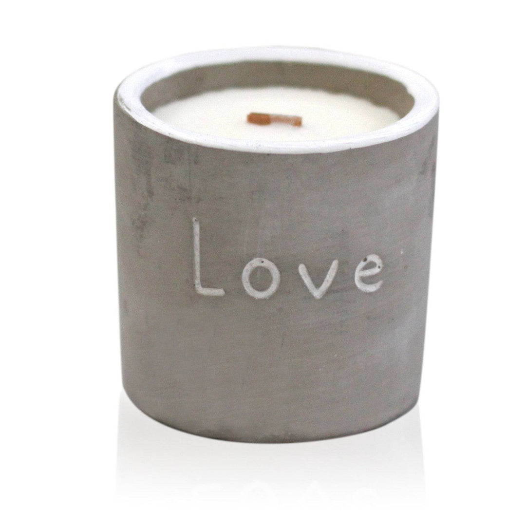 Concrete Pot Candles - TidySpaces