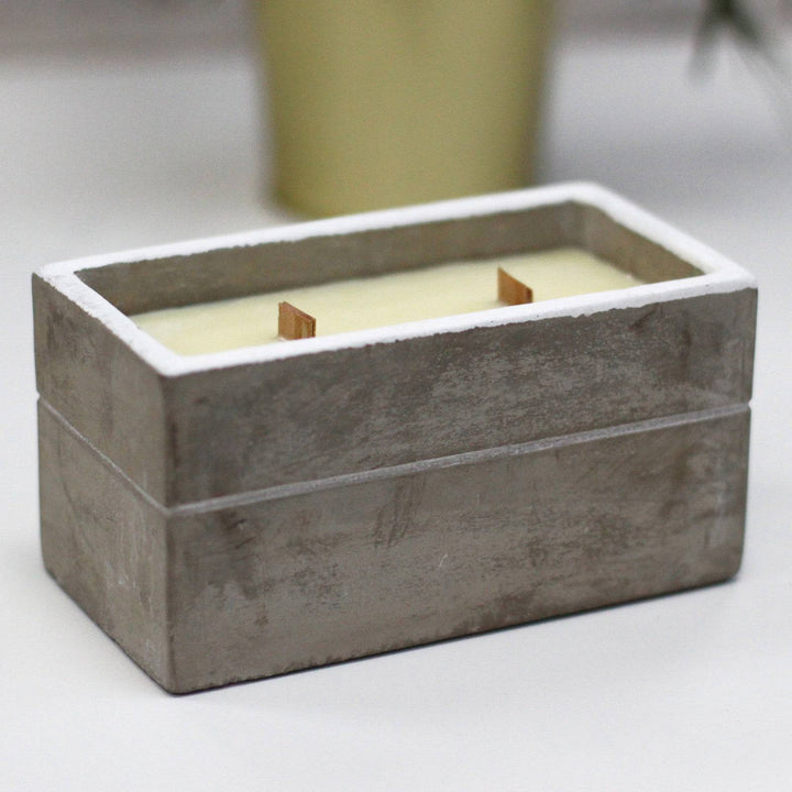 Concrete Pot Candles - TidySpaces