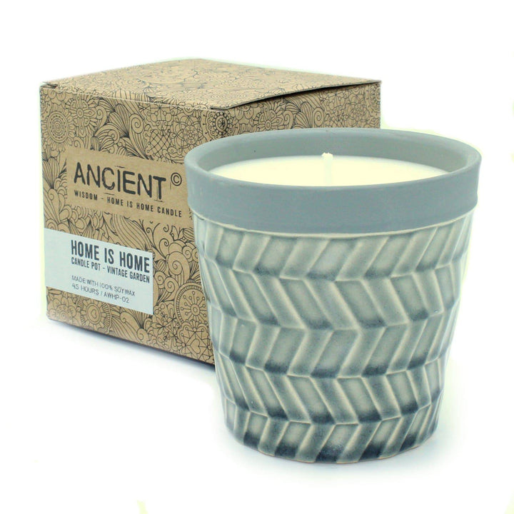 Home is Home Candle Pots - TidySpaces