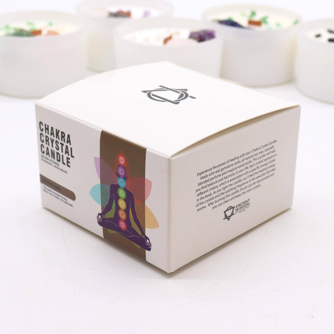 Chakra Crystal Candles - TidySpaces