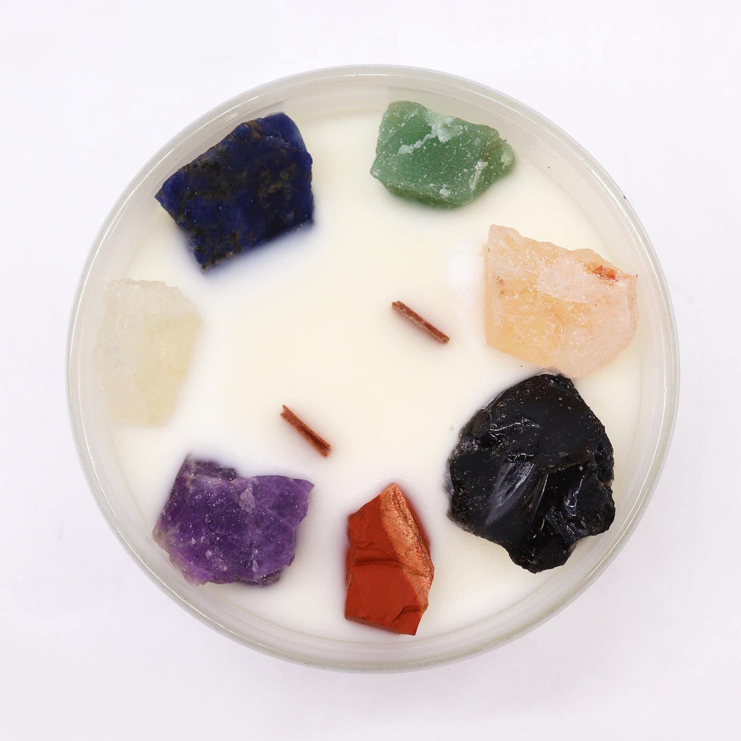 Chakra Crystal Candles - TidySpaces