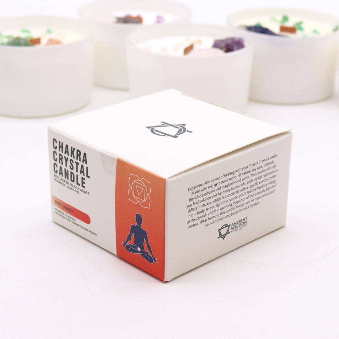 Chakra Crystal Candles - TidySpaces