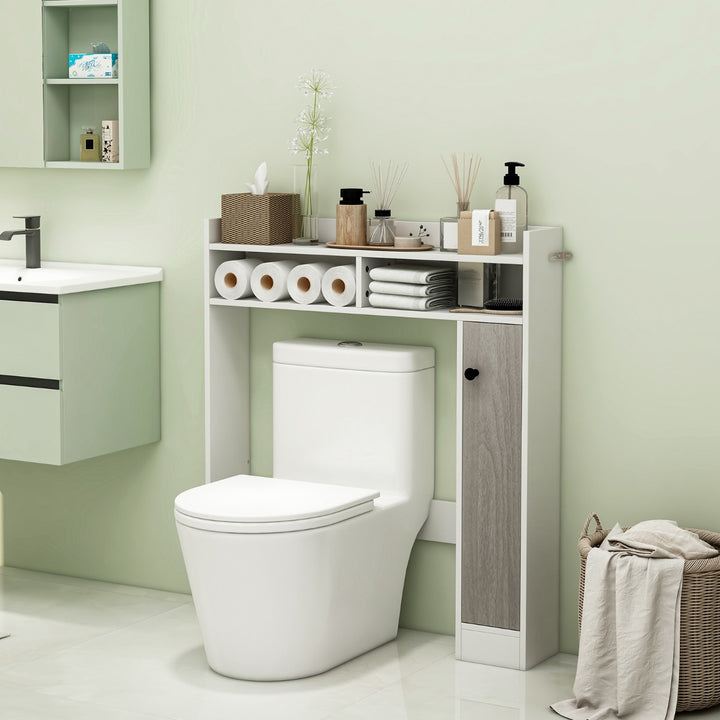 Over The Toilet Storage Cabinet with Adjustable Shelve