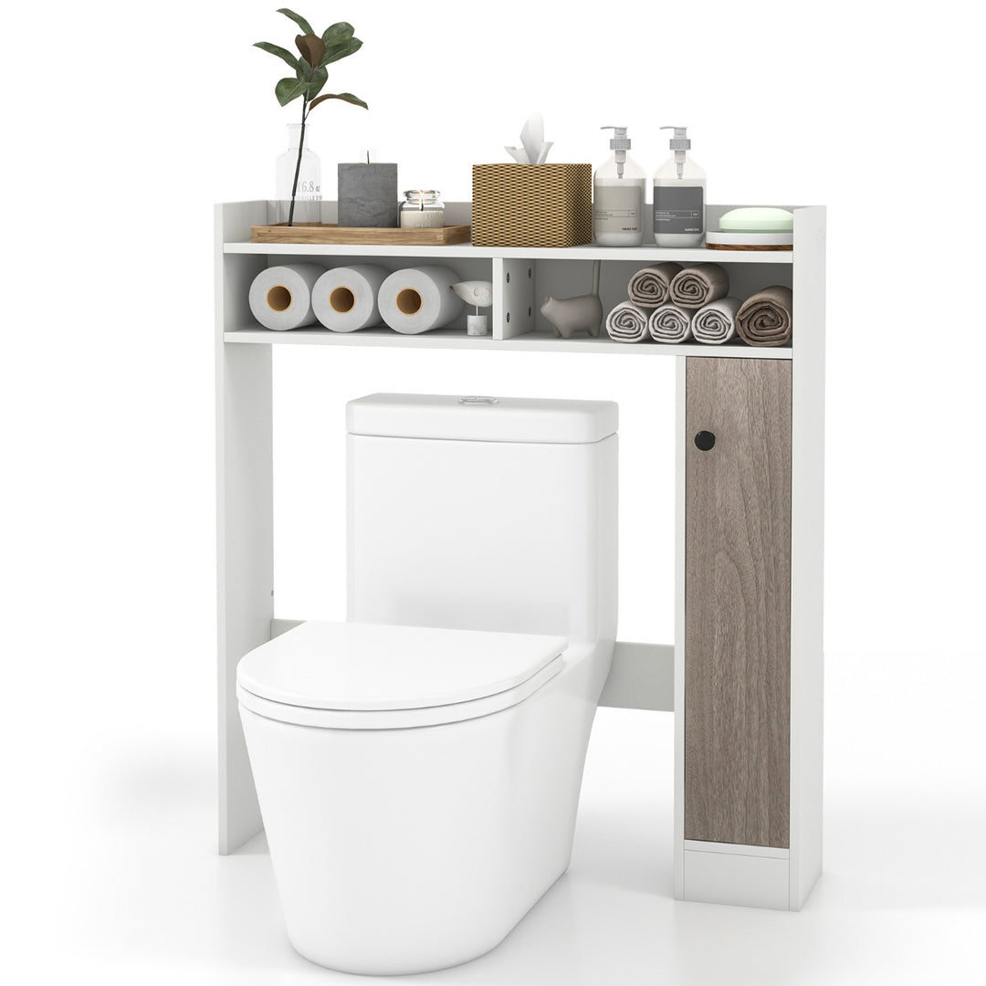 Over The Toilet Storage Cabinet with Adjustable Shelve