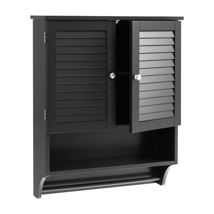 Bathroom Wall Cabinet with 2 Doors and 3-Position Adjustable Shelf