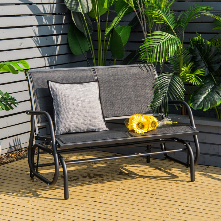 Outdoor Swing Glider Chair with Spacious Space