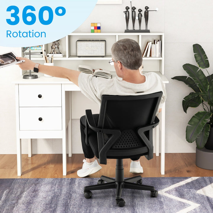 Ergonomic Desk Chair with Lumbar Support and Rocking Function - TidySpaces