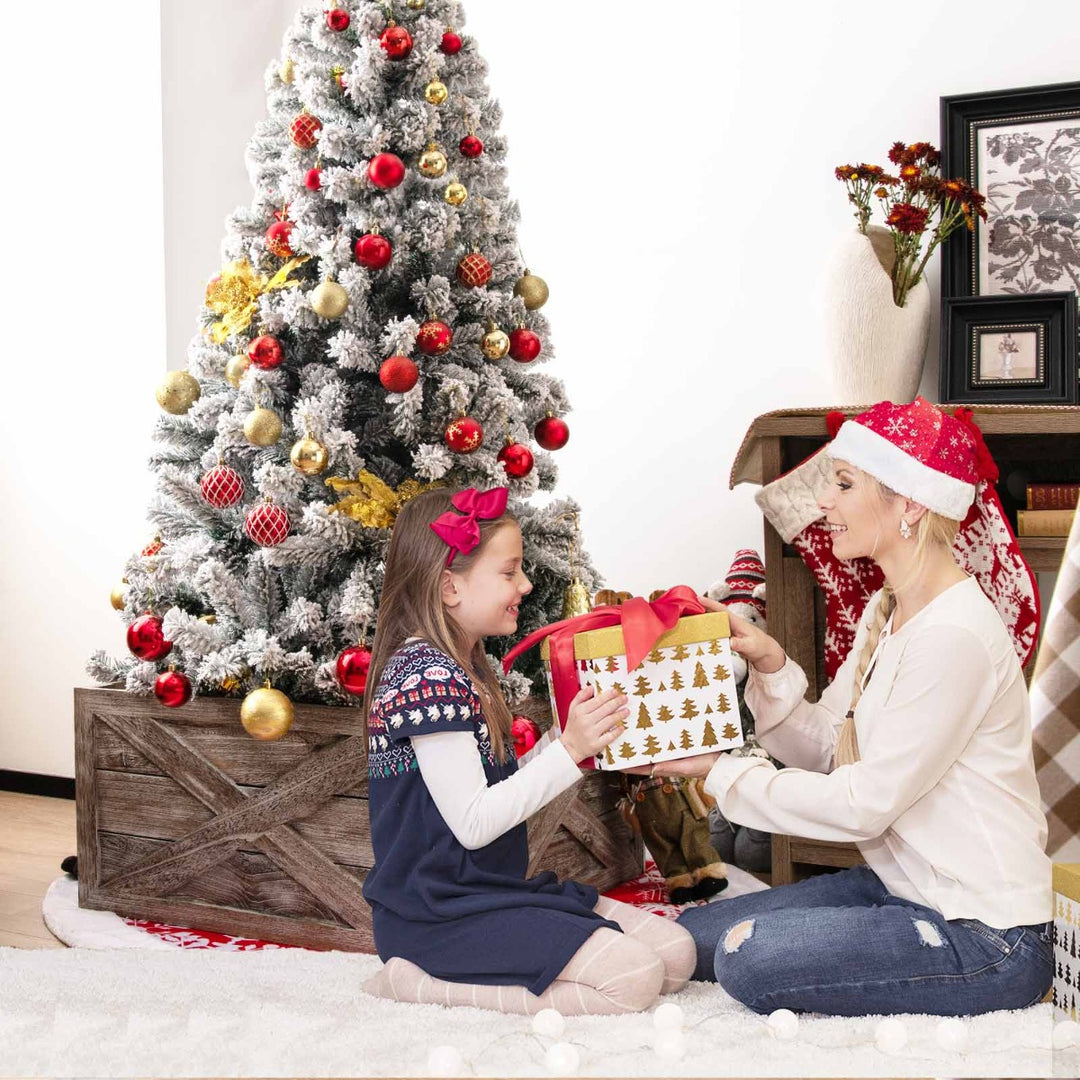 Christmas Tree Box Stand with Hook and Loop Fasteners