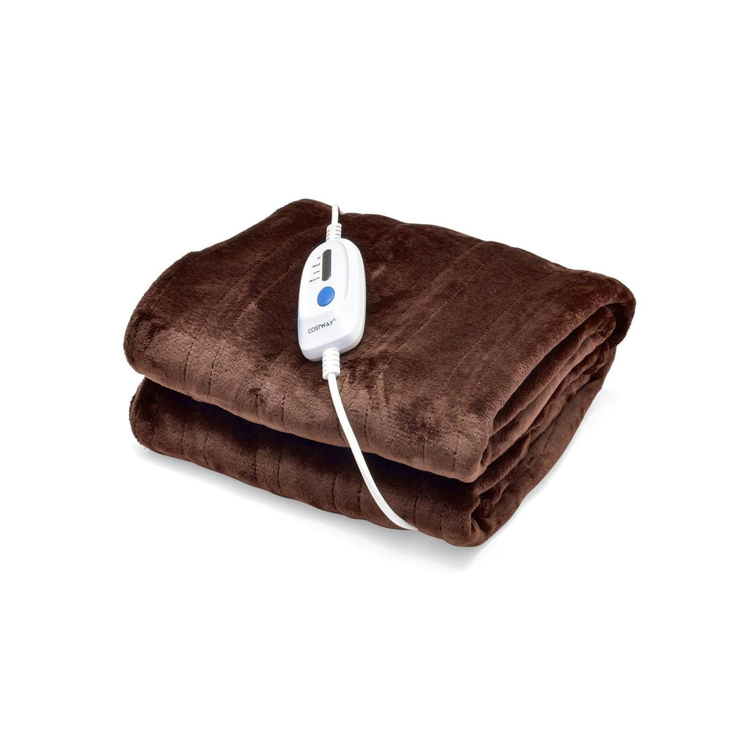 130 x 180 cm Electric Heated Blanket with 4 Heating Levels - TidySpaces