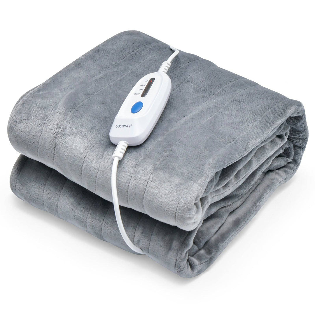 150 x 200 cm Electric Heated Blanket with 4 Heating Levels - TidySpaces