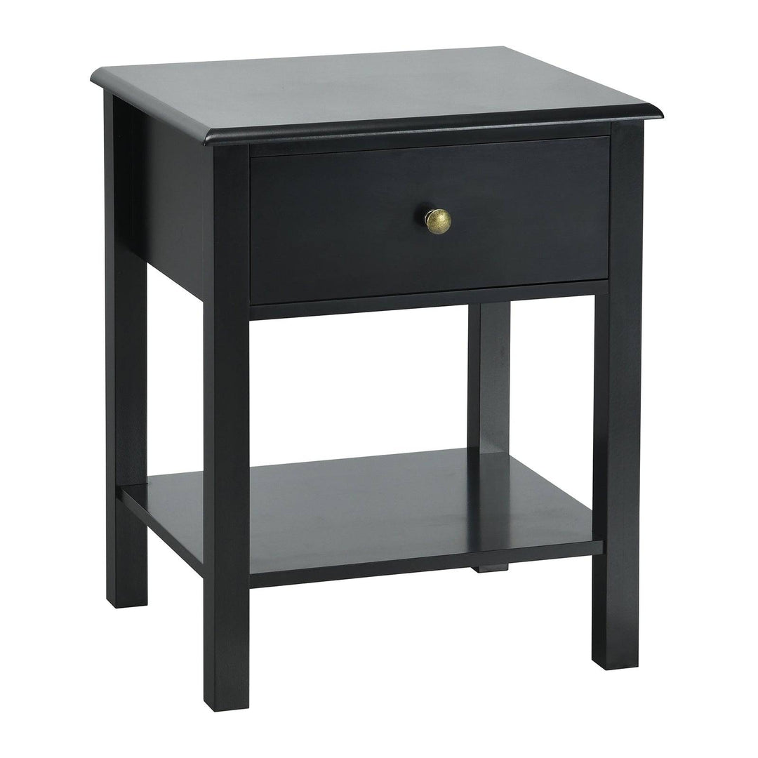 Bedside Table with Drawer and Storage Shelf - TidySpaces