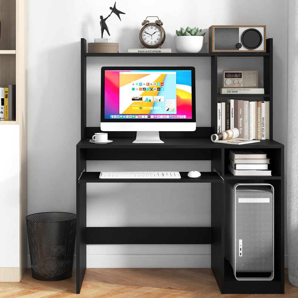 Computer Desk with Storage Shelf - TidySpaces