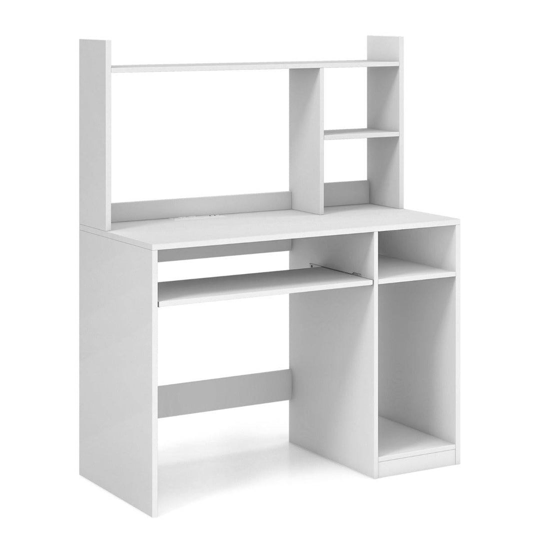 Computer Desk with Storage Shelf - TidySpaces